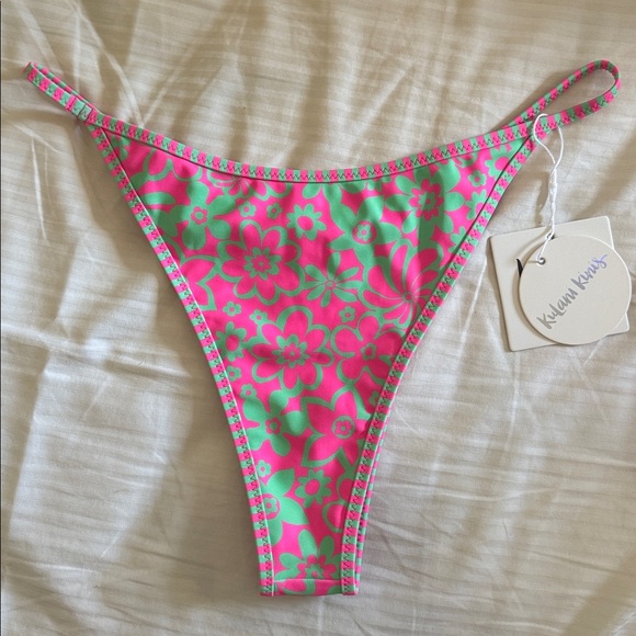Kulani Kinis tanning thong, bikini bottoms yucca tucca NWT MEDIUM - Picture 2 of 10